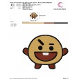 Matriz de bordado - BT21 - Shooky