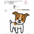 Matriz de bordado - Cachorro - Jack Russell Terrier2