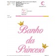 Matriz de bordado - Banho da Princesa1