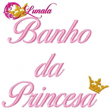 Matriz de bordado - Banho da Princesa1