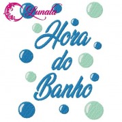 Matriz de bordado - Hora do Banho1