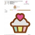 Matriz de bordado - Cupcake2