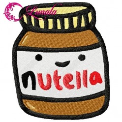 Matriz de bordado - Nutella1