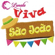 Matriz de bordado - Festa Junina5 - Placa São João