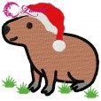 Matriz de bordado -Capivara1 - Natal