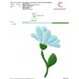 Matriz de bordado - Flor1