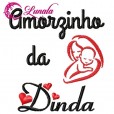 Matriz de bordado - Body Amorzinho da Dinda