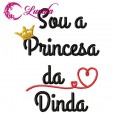 Matriz de bordado - Body Princesa da Dinda