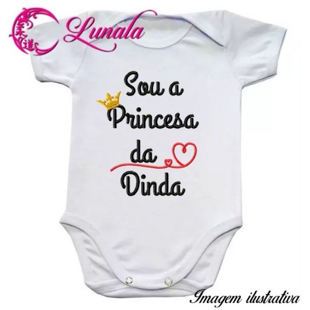 Matriz de bordado - Body Princesa da Dinda