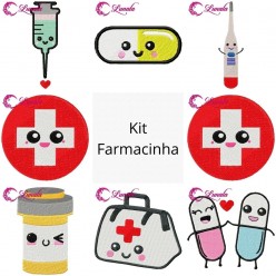 Matriz de bordado - Kit Farmacinha