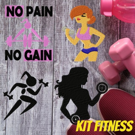 Matriz de bordado - Kit Fitness1