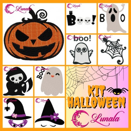 Matriz de bordado - Kit Halloween