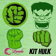 Matriz de bordado - Kit Hulk