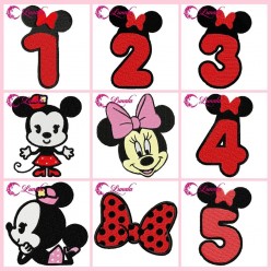 Matriz de bordado - Kit Minnie