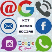 Matriz de bordado - Kit Redes Sociais