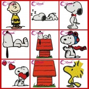 Matriz de bordado - Kit Snoopy