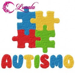 Matriz de bordado - Autismo 3