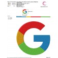 Matriz de bordado - Google G