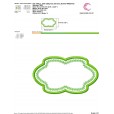 Matriz de bordado - Moldura20 c/ aplique