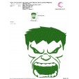 Matriz de bordado - Hulk1