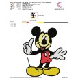 Matriz de bordado - Mickey15