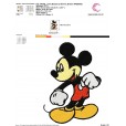 Matriz de bordado - Mickey3