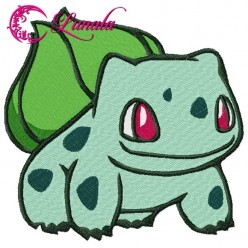 Matriz de bordado - Pokemon - Bulbasaur1