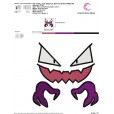 Matriz de bordado - Pokemon - Haunter- rostinho