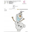 Matriz de bordado - Princesas16 - Frozen - Olaf