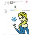 Matriz de bordado - Princesa2- Frozen-Elsa