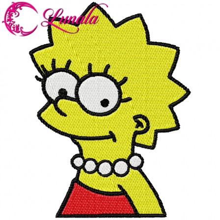 Matriz de bordado - Lisa Simpson