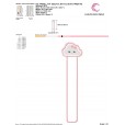 Matriz de bordado - Prendedor Nuvem Personalizado