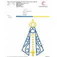 Matriz de bordado - Nossa Senhora4 Mini