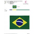 Matriz de bordado - Bandeira_Brasil1-Simples